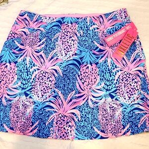 Lilly Pulitzer Corso Skirt Skort Luxletic "Tropical Down Low" Golf Tennis 12